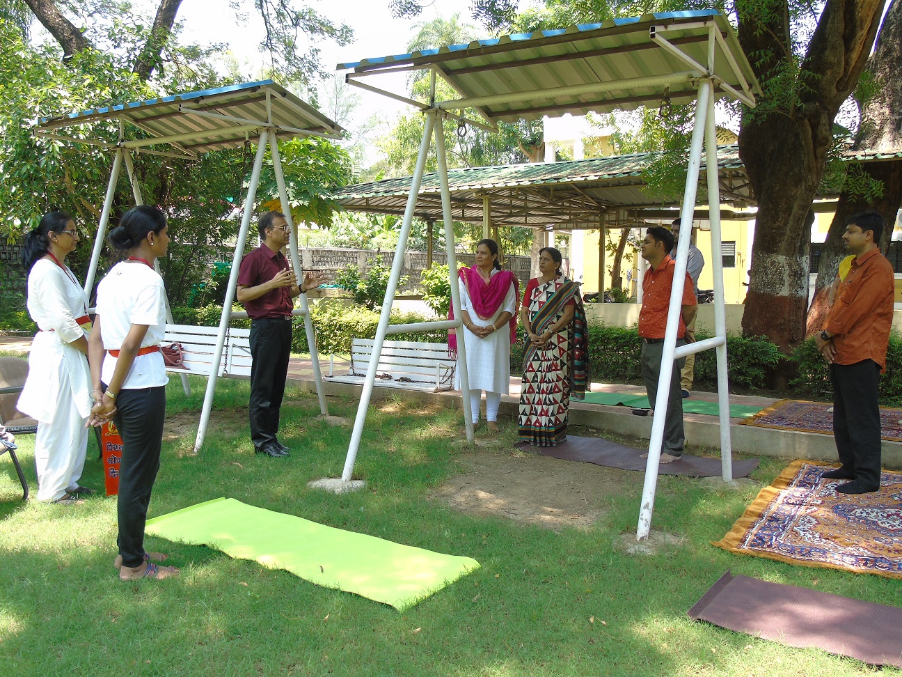 DG_Addressing RTI Staff on Yoga Day 21 June 2018