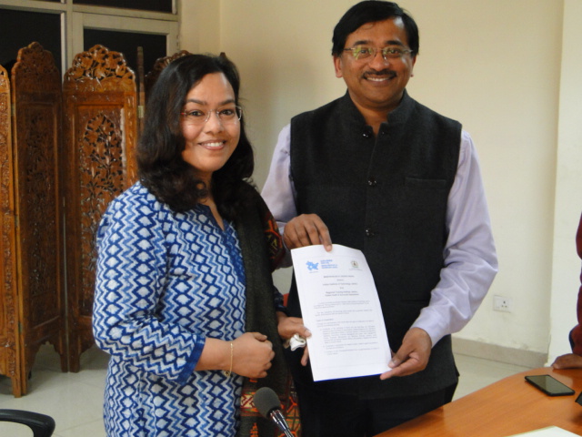 भारतीय प्रौद्योगिकी संस्थान, जम्मू के साथ समझौता ज्ञापन