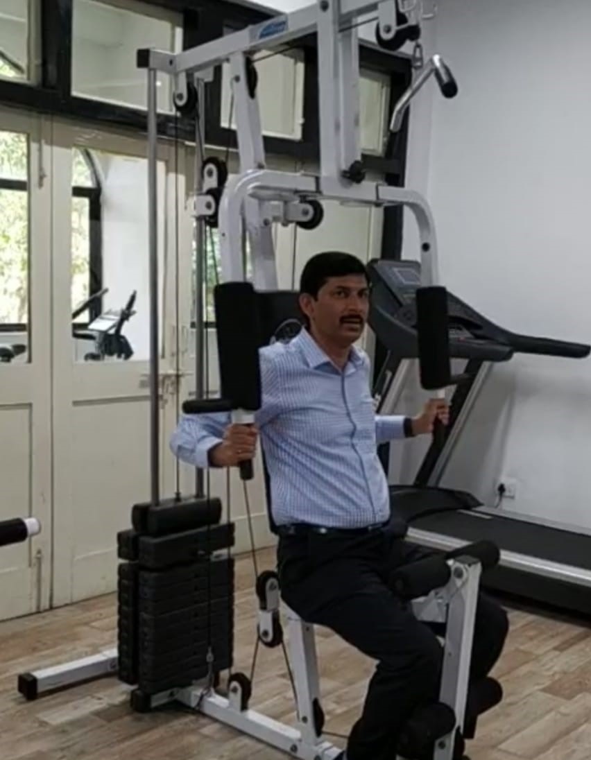 Shri Praveer Kumar, PD, RTI during Gym Inauguration