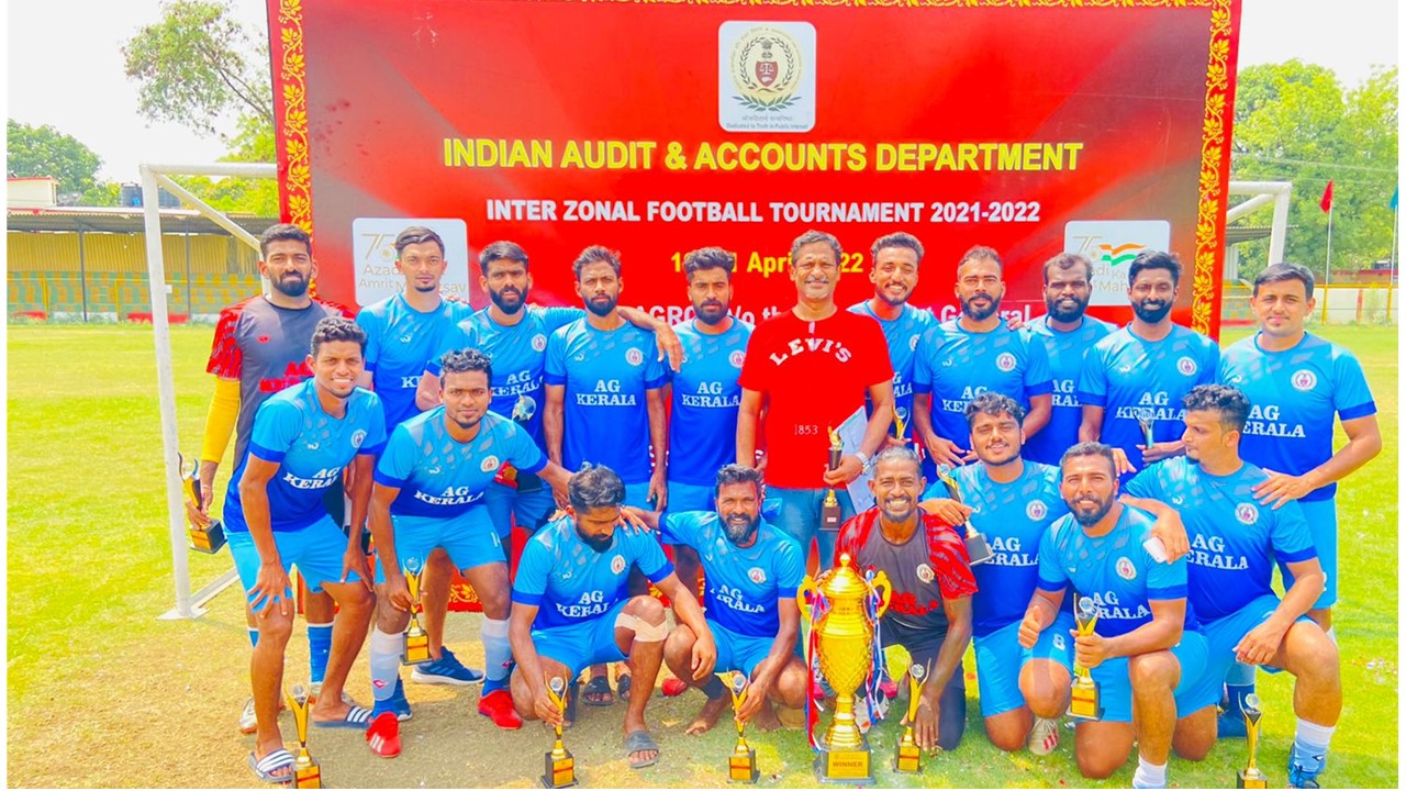 AG Kerala champions IA&AD Inter Zonal Football Tournament 2021-22