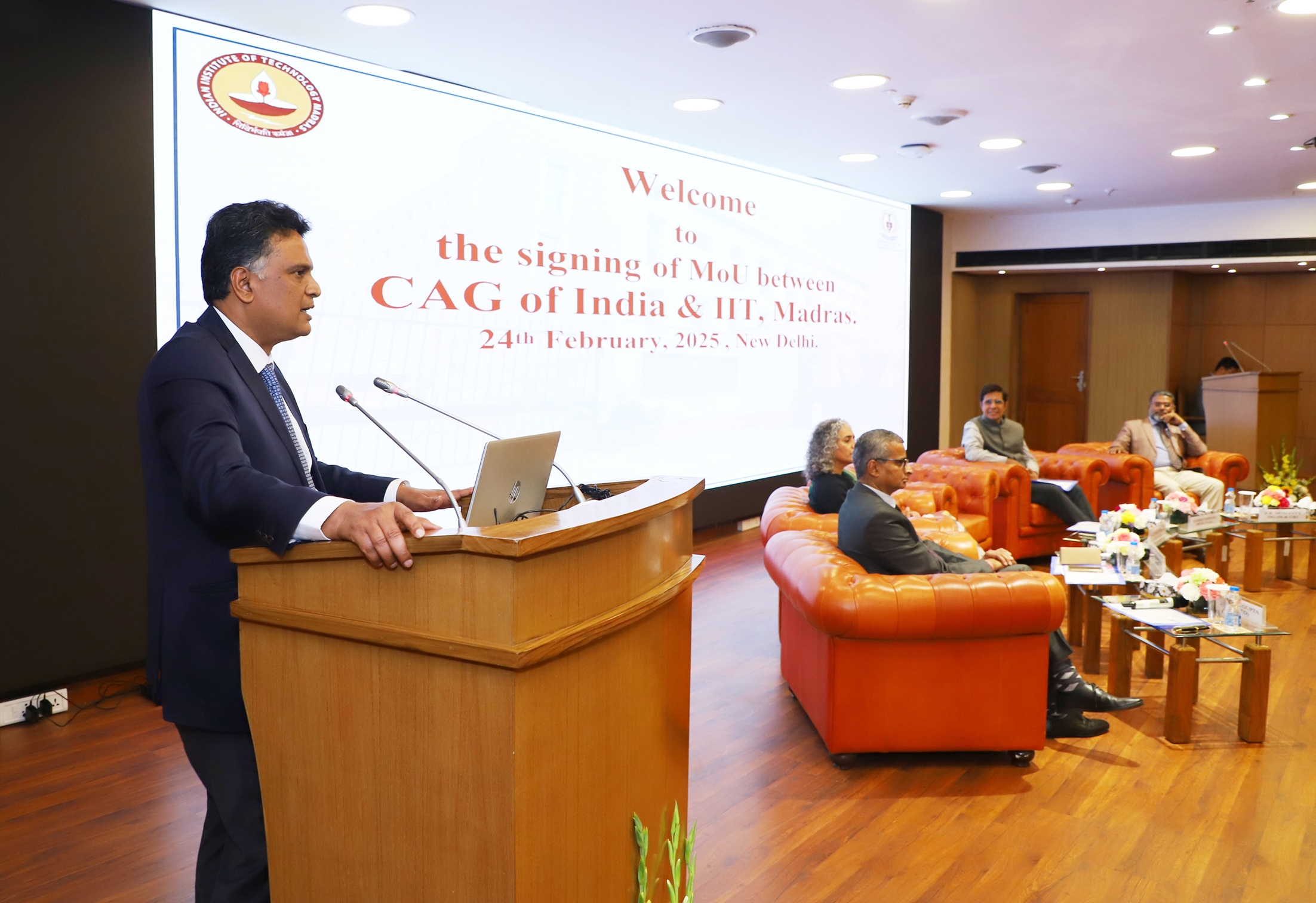 CAG's address on signing of MOU between CAG & IIT Madras