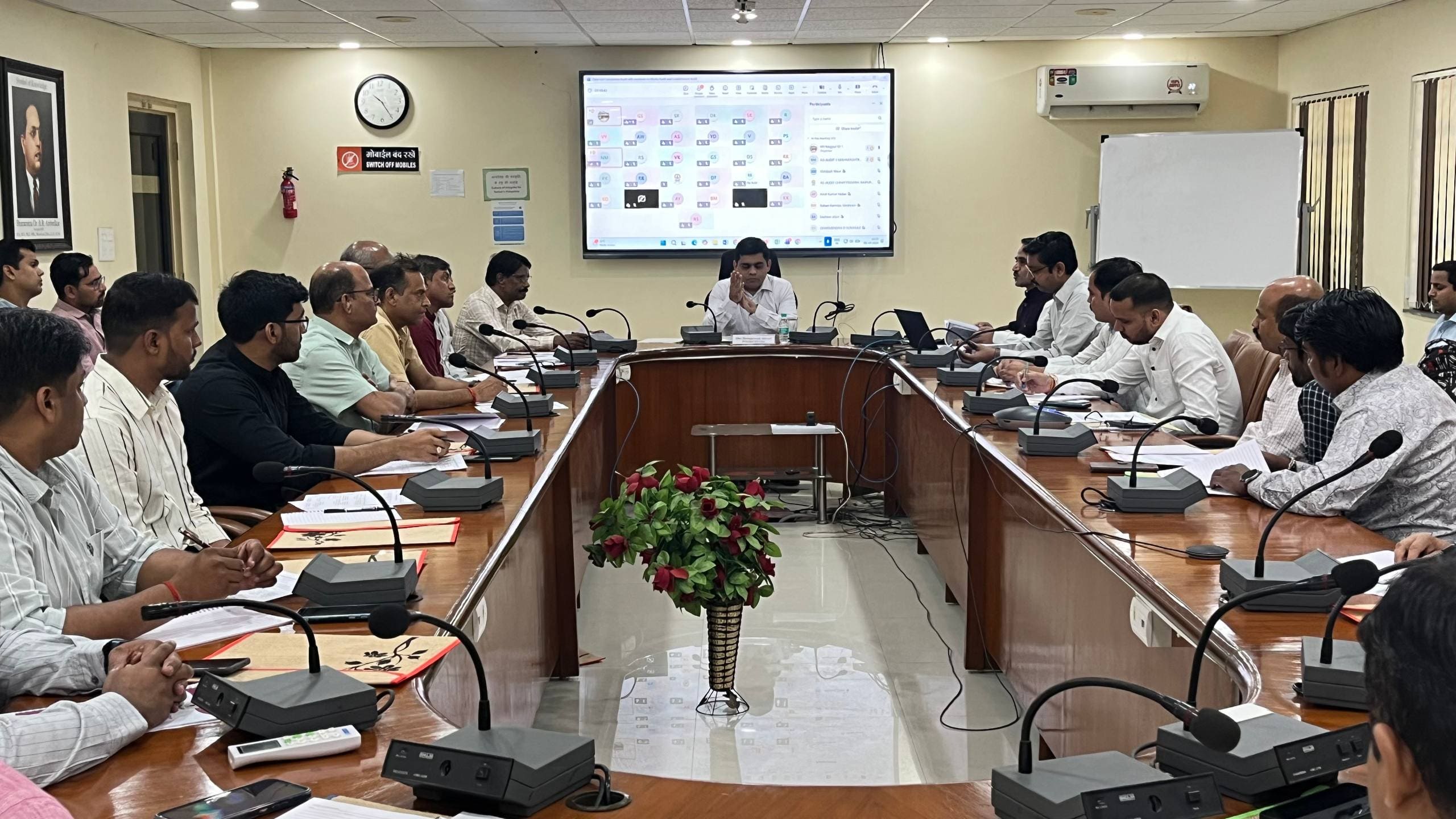 Shir Dattaprasad Shirsat, Principal Director addressing participants