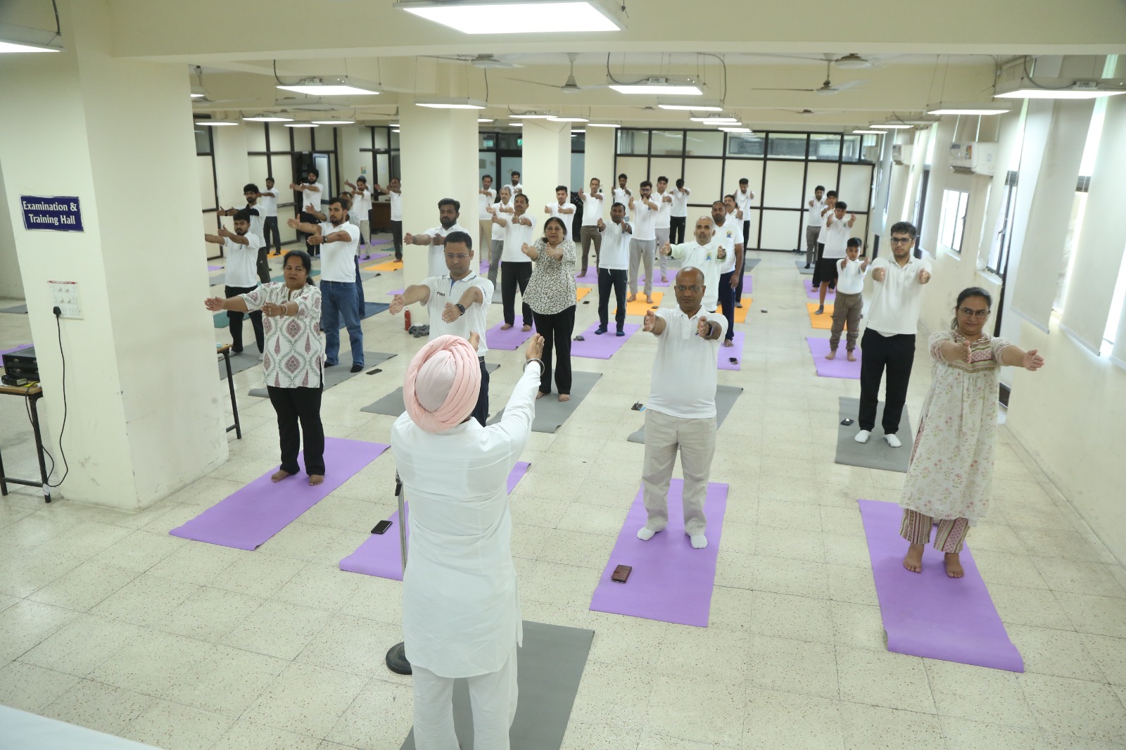 International Yoga Day 2026 celebrated in the office premises