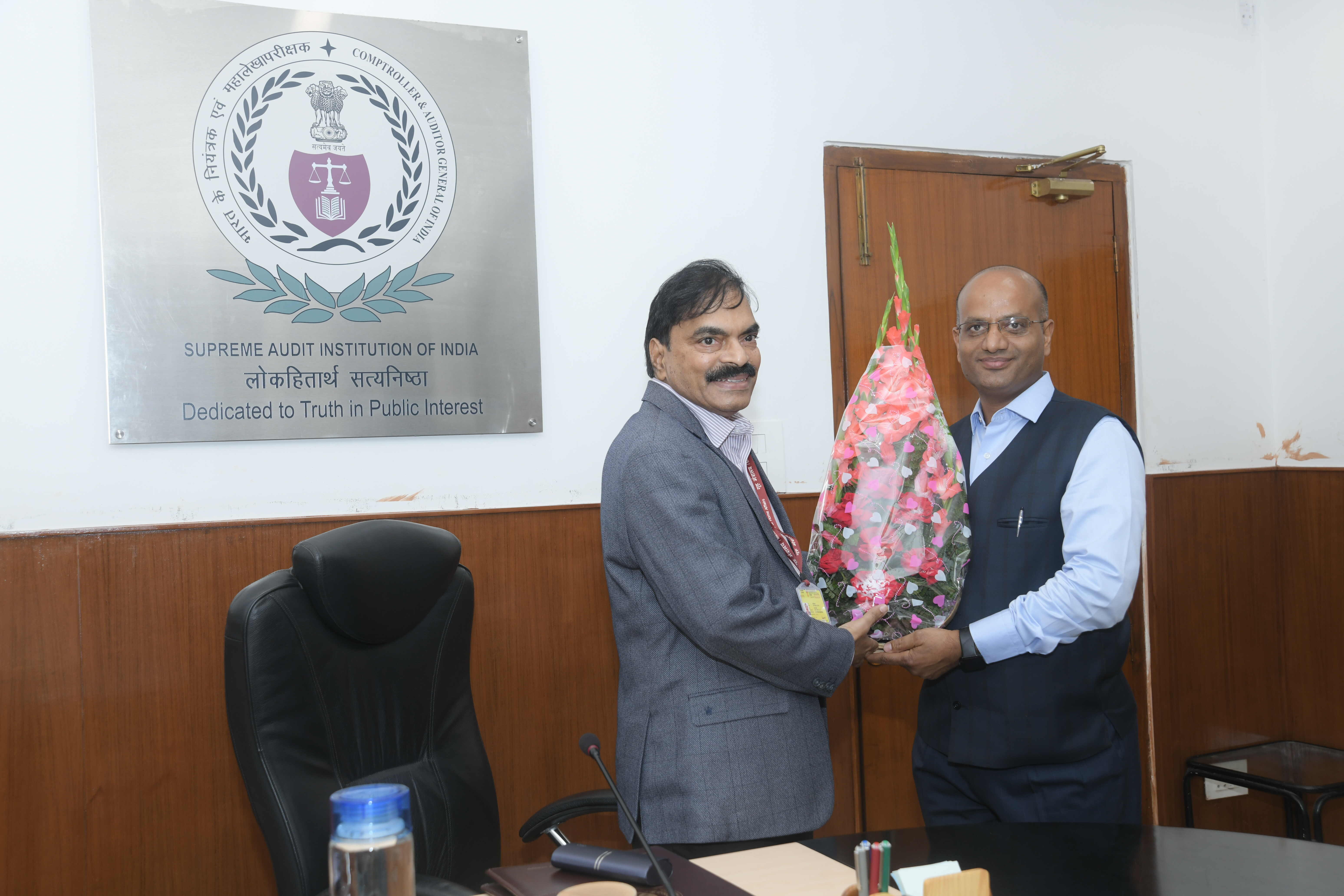Warm Welcome to Sh. Ravindra Pattar, IA&AS, ADAI (NR) during his visit
