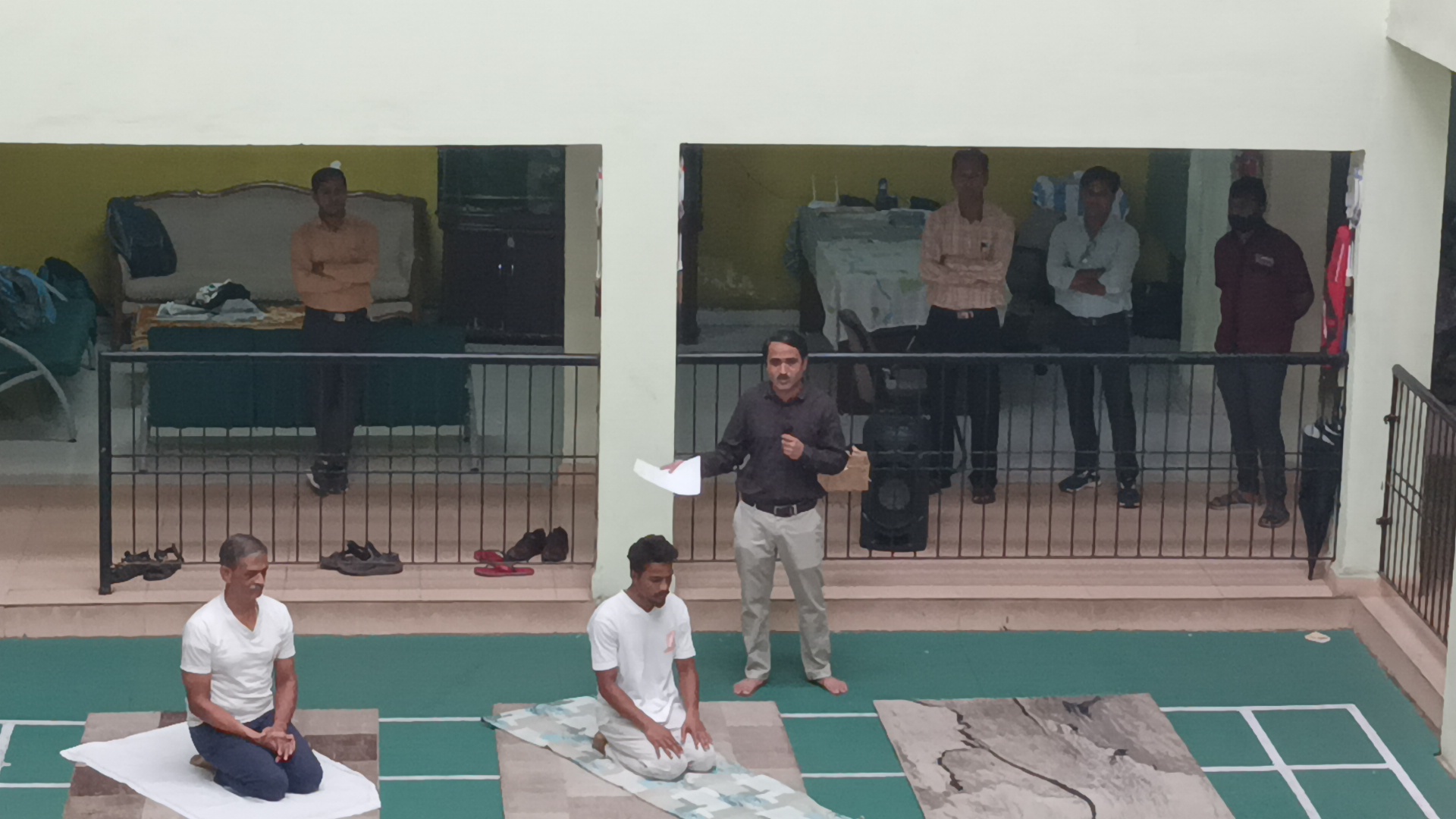 DRAAOs  attending Yoga Session during Induction Training