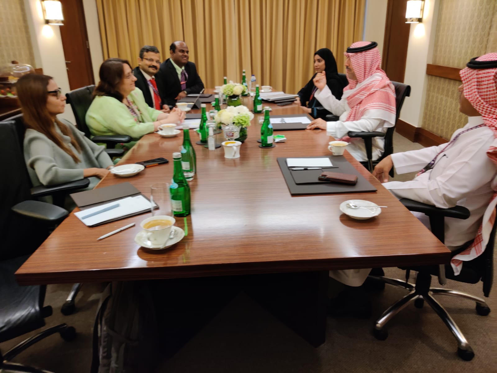 Bilateral meeting held between Ms. Parveen Mehta, DAI(HR, IR & Coordination) and Dr. Hussam Al-Angari, President of the General Court of Audit of Saudi Arabia on 30th August, 2022 on the side-lines of the SAI20 Summit held on 29-30th August, 2022 in Bali, Indonesia